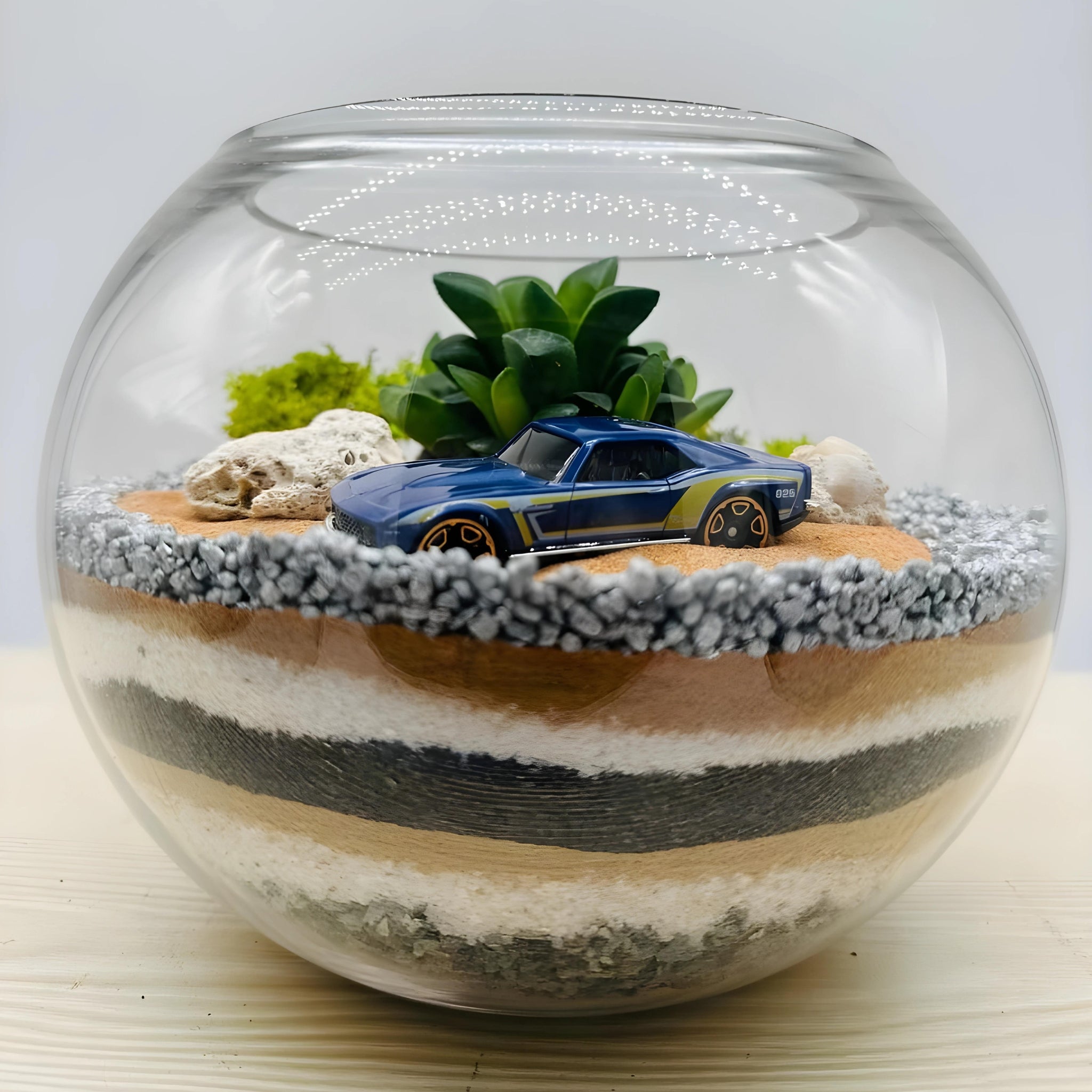 Sand Art Terrarium (Race Car Edition)