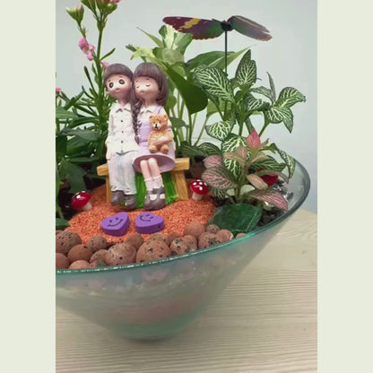 Valentine Special Colourful Terrarium